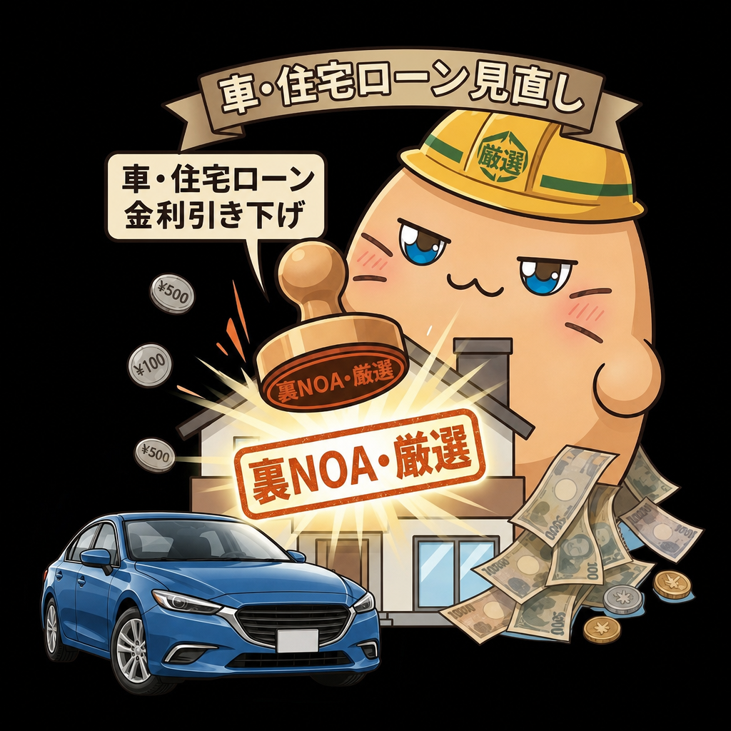車・住宅ローンの高額無駄カットのステージ画像